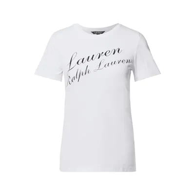 Lauren Ralph Lauren Lauren Ralph Lauren T-shirt z mieszanki bawełny z nadrukiem z logo