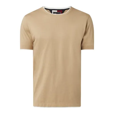 Tommy Hilfiger Tommy Hilfiger T-shirt z bawełny ekologicznej i jedwabiu
