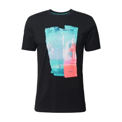 Boss BOSS Casualwear T-shirt z nadrukowanym motywem model ‘Tepastel’