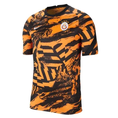 Nike Męska przedmeczowa koszulka piłkarska z krótkim rękawem Galatasaray - Pomarańczowy