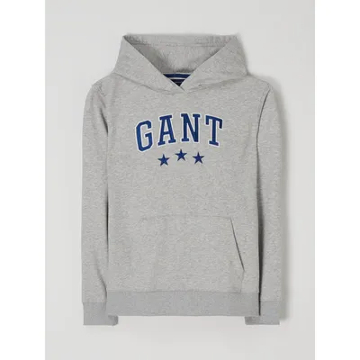 Gant Gant Bluza z kapturem i wyhaftowanym logo