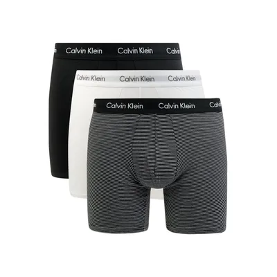 Calvin Klein Underwear Obcisłe bokserki o kroju Classic Fit w zestawie 3 szt.