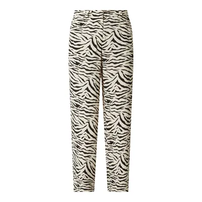 Modström Modström Spodnie materiałowe ze wzorem w zebrę model ‘Ibu’