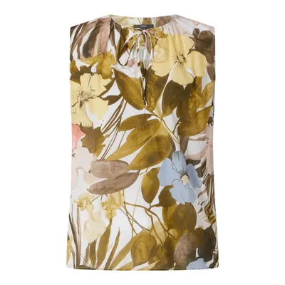 Esprit Collection Top bluzkowy z kwiatowym wzorem