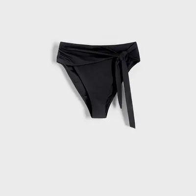 Reserved Dół bikini z wysokim stanem - Czarny