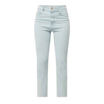 Only Only Skrócone jeansy o kroju skinny fit z dodatkiem streczu model ‘Emily’
