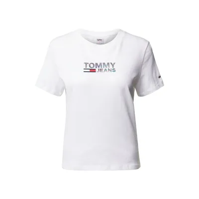 Tommy Jeans Tommy Jeans T-shirt z bawełny z nadrukiem z logo
