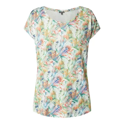 Montego Montego T-shirt z kwiatowym wzorem