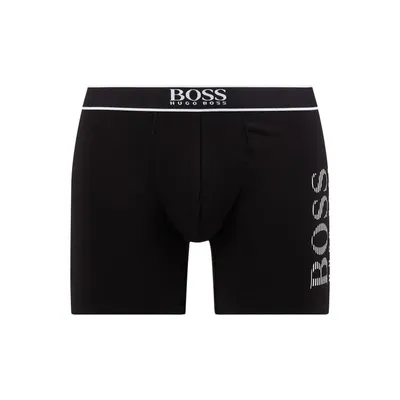 Boss BOSS Obcisłe bokserki z mieszanki bawełny z elastycznym paskiem z logo