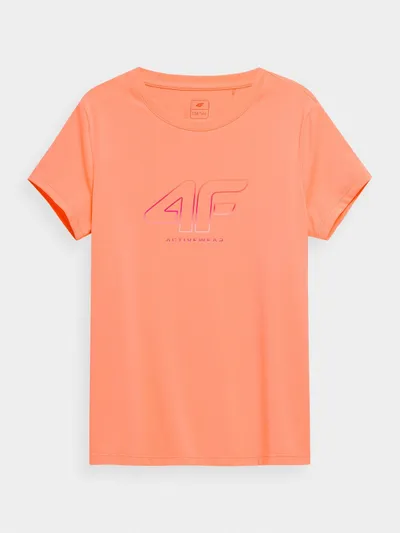 4F Koszulka sportowa szybkoschnąca dziewczęca