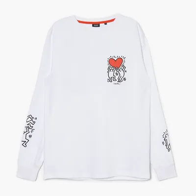 Cropp Koszulka longsleeve z grafiką Keith Haring