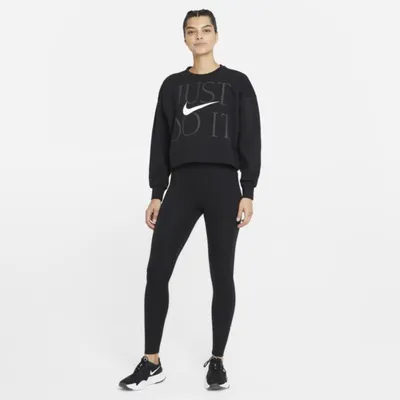 Nike Damska bluza treningowa Nike Dri-FIT Get Fit - Czerń