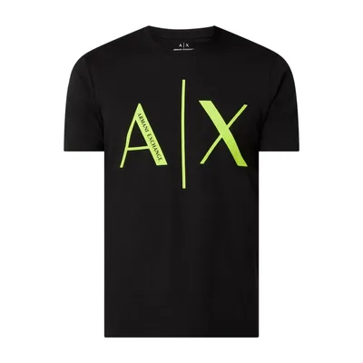 Armani Exchange ARMANI EXCHANGE T-shirt o kroju slim fit z bawełny