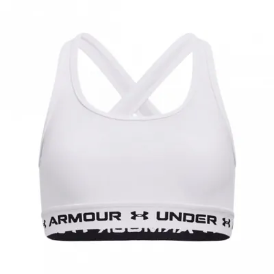 Under Armour Dziewczęcy biustonosz treningowy UNDER ARMOUR Crossback Mid Solid