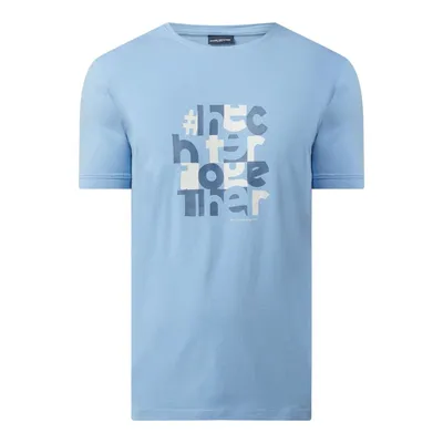 Daniel Hechter Daniel Hechter T-shirt o kroju modern fit z nadrukiem