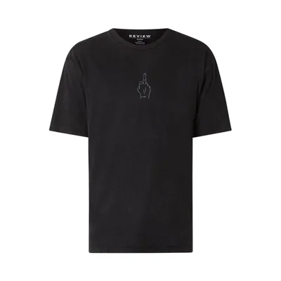 Review REVIEW T-shirt z nadrukiem model ‘Icon Hands’