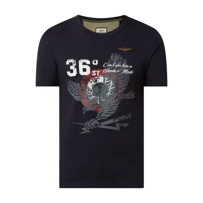 Aeronautica Militare Aeronautica Militare T-shirt z dżerseju slub