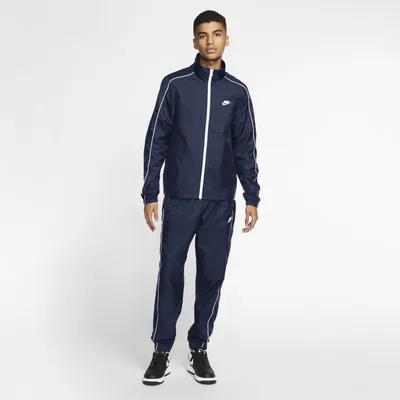 Nike Męski tkany dres Nike Sportswear - Niebieski