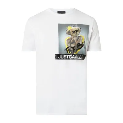 Just Cavalli Just Cavalli T-shirt z bawełny