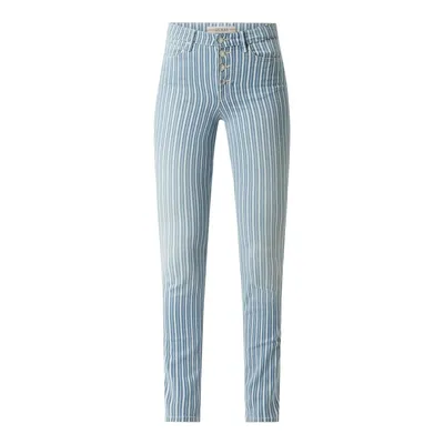 Guess Jeansy z wysokim stanem o kroju skinny fit z dodatkiem streczu model ‘1981 Skinny’