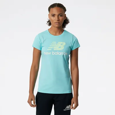 New Balance Koszulka New Balance WT91546SRF – niebieska