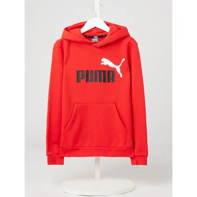 Puma Puma Bluza z kapturem o kroju regular fit z nadrukiem z logo