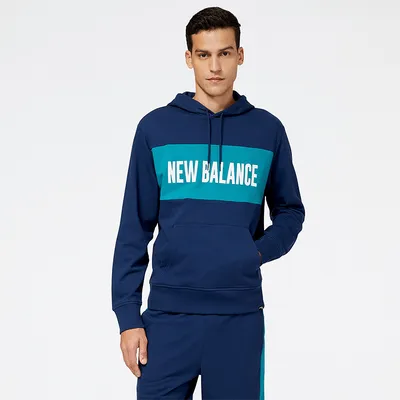 New Balance Bluza męska New Balance MT23900TMT – niebieska