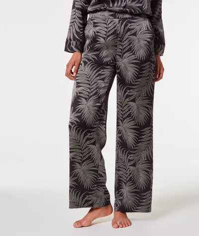 Etam Nailea Pantalon De Pyjama Imprimé - Czarny