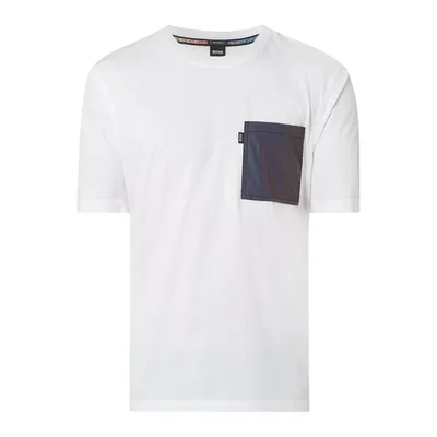 Boss BOSS Casualwear T-shirt o kroju relaxed fit z kieszenią na piersi model ‘Tenorth’