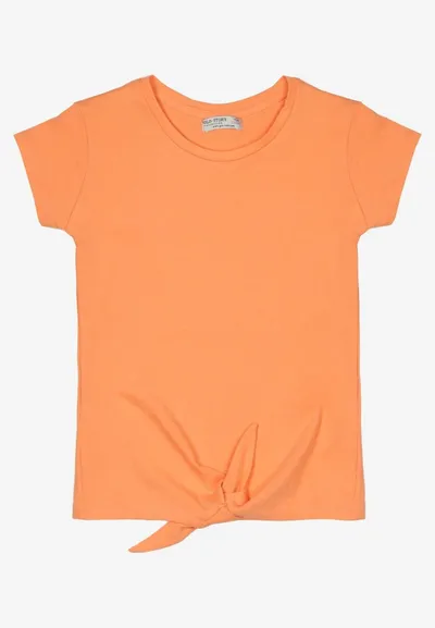 Born2be Pomarańczowa Koszulka Laodamia