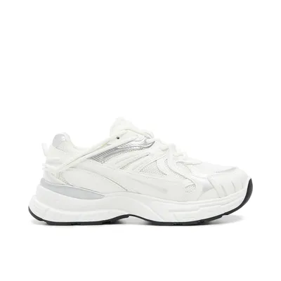 Cropp Białe sportowe sneakersy ze srebrnymi detalami
