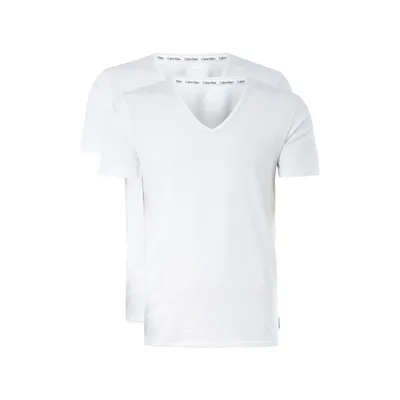 Calvin Klein Underwear Calvin Klein Underwear T-shirt z dekoltem w serek - zestaw 2 szt.