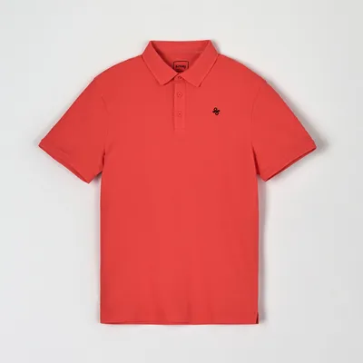 Sinsay Koszulka polo - Pomarańczowy