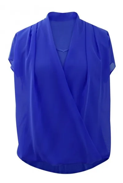 XL-ka Bluzka koszulowa Maya - kobaltowa