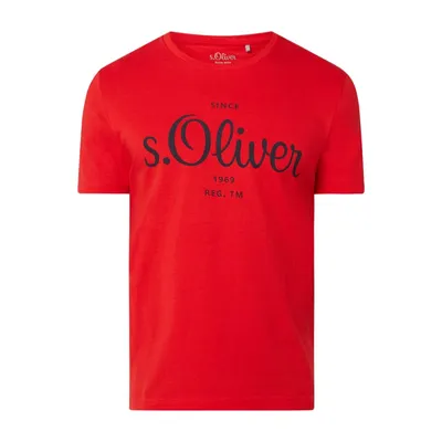 s.Olivier RED LABEL s.Oliver RED LABEL T-shirt o kroju regular fit z bawełny ekologicznej