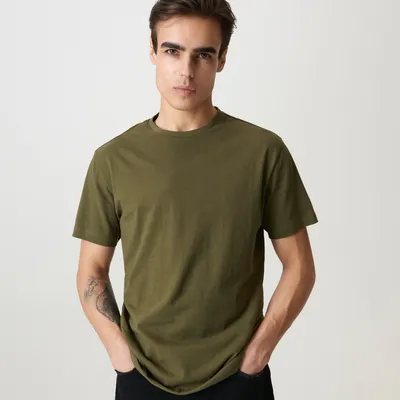 Sinsay Koszulka basic - Zielony