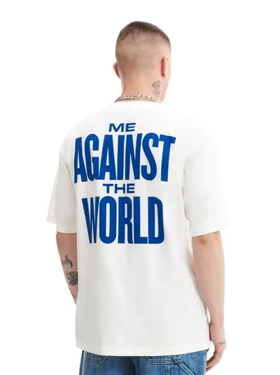 Cropp Kremowy t-shirt Tupac
