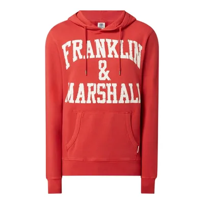 Franklin & Marshall Franklin & Marshall Bluza z kapturem z bawełny