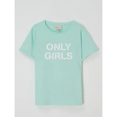 Only Only T-shirt z bawełny ekologicznej model ‘Naomi’