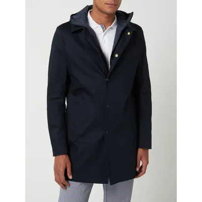 Cinque Cinque Krótki płaszcz z plisą w kontrastowym kolorze model ‘CiClan’