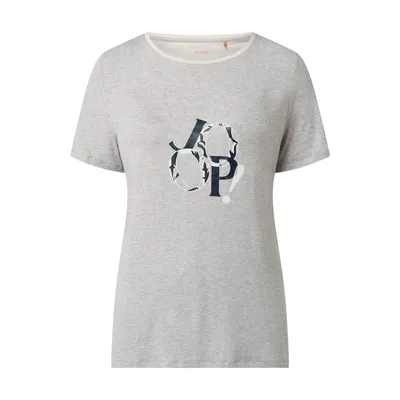 Joop! JOOP! BODYWEAR T-shirt z nadrukiem z logo model ‘Soft Elegance’