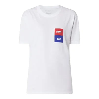 Drykorn Drykorn T-shirt uniseks z nadrukowanym napisem model ‘Samuel’