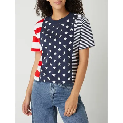 Tommy Jeans Tommy Jeans T-shirt z nadrukiem z flagą