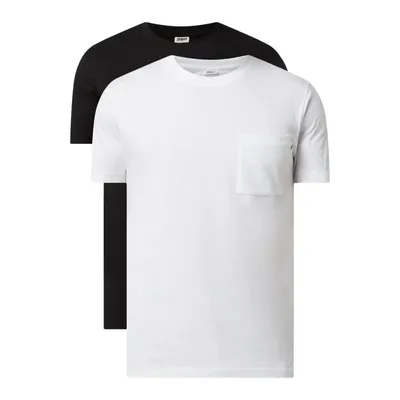 URBAN CLASSICS URBAN CLASSICS T-shirt z bawełny ekologicznej w zestawie 2 szt.