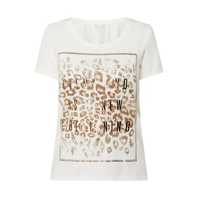 Cream Cream T-shirt z nadrukiem model ‘Yarna’
