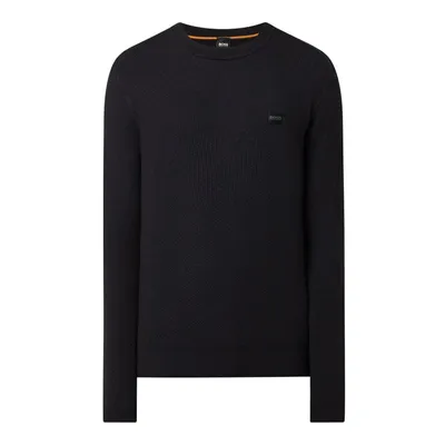 Boss BOSS Casualwear Sweter z żywej wełny model ‘Kustorio’