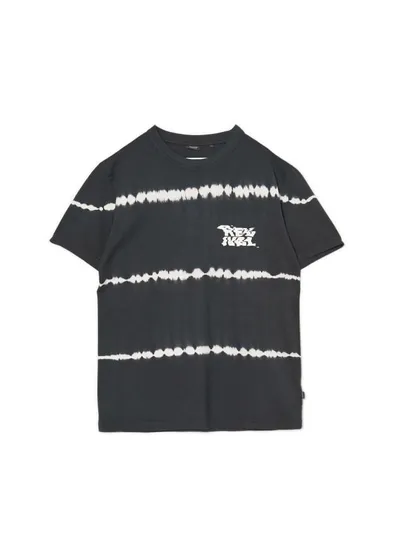 Cropp Czarno-biała koszulka z wzorem tie-dye