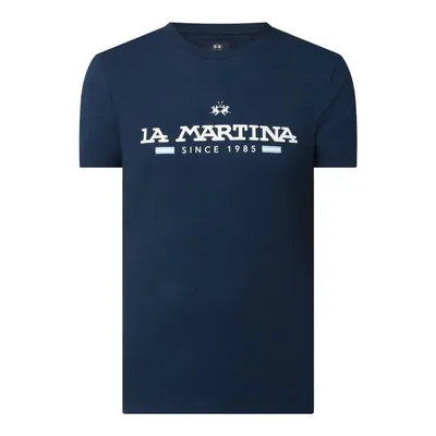 La Martina La Martina T-shirt o kroju regular fit z bawełny