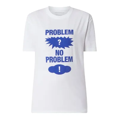 Drykorn Drykorn T-shirt uniseks z nadrukowanym napisem model ‘Samuel’