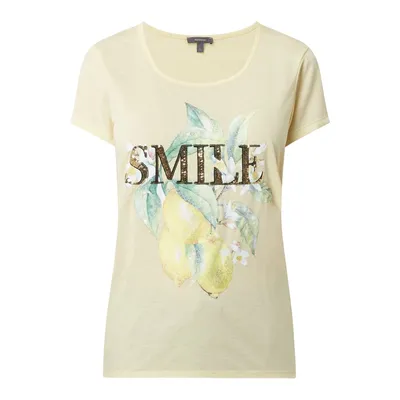 Montego Montego T-shirt z nadrukiem model ‘Smile Lemon’